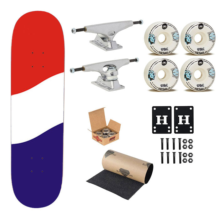 Pepsi Color Skateboard Complete Board 8.0" X 31.75"