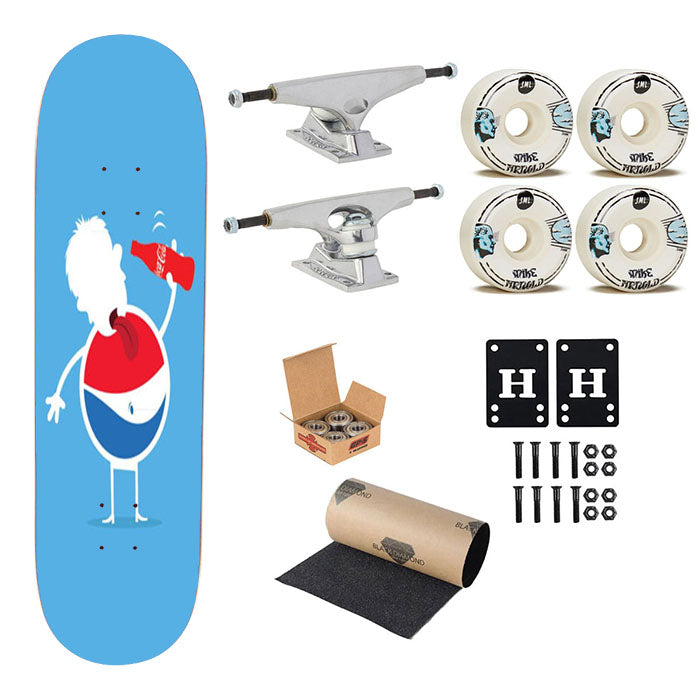 Pepsi Drink Art Skateboard Complete Board 8.0" X 31.75"