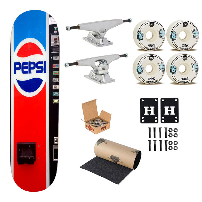 Pepsi Soft Drink Vending Machine Skateboard Complete Board 8.0" X 31.75"