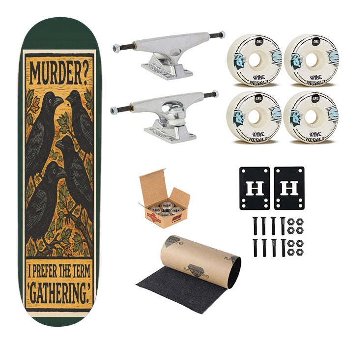 Perfect For Gatherings Skateboard Complete Board 8.0" X 31.75"