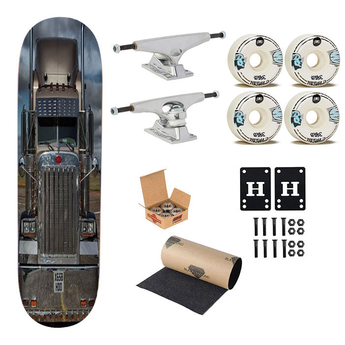 Peterbilt Truck 2 Skateboard Complete Board 8.0" X 31.75"