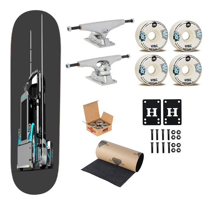 Peterbilt Truck 3 Skateboard Complete Board 8.0" X 31.75"