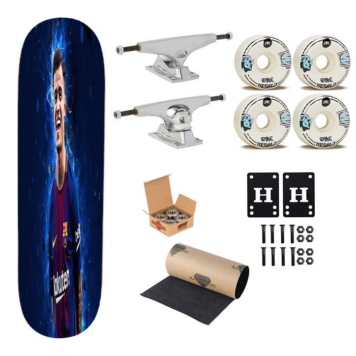 Philippe Coutinho Barcelona Skateboard Complete Board 8.0" X 31.75"