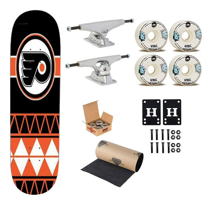 Philly Flyers Aztec Skateboard Complete Board 8.0" X 31.75"