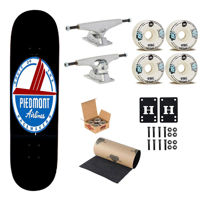 Piedmont Airlines Logo Fly Airplane Skateboard Complete Board 8.0" X 31.75"