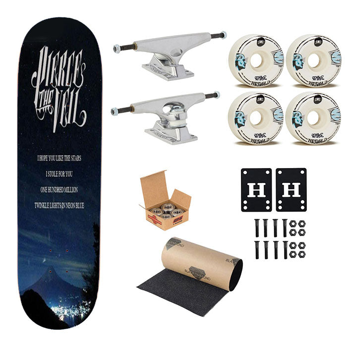 Pierce The Veil Vie Mountain Skateboard Complete Board 8.0" X 31.75"