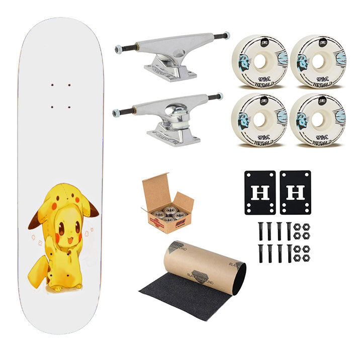 Pikachu Skateboard Complete Board 8.0" X 31.75"