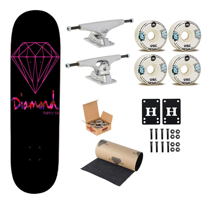 Pink Diamond Supply Co Skateboard Complete Board 8.0" X 31.75"