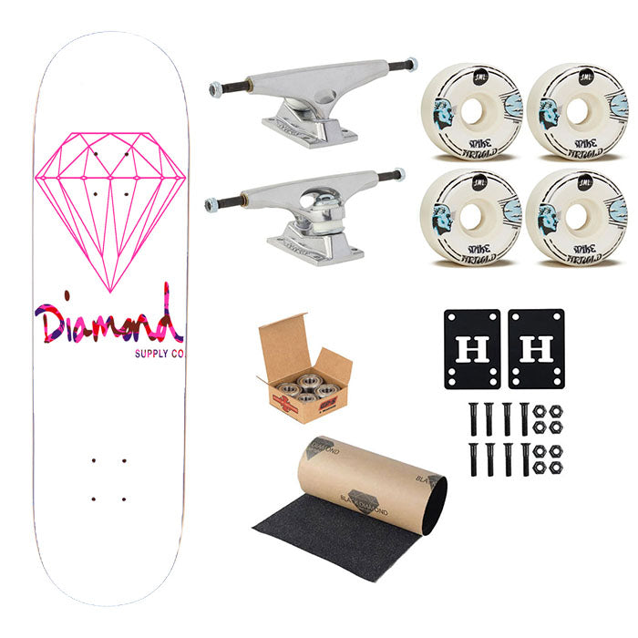 Pink Diamond Supply Co 1 Skateboard Complete Board 8.0" X 31.75"