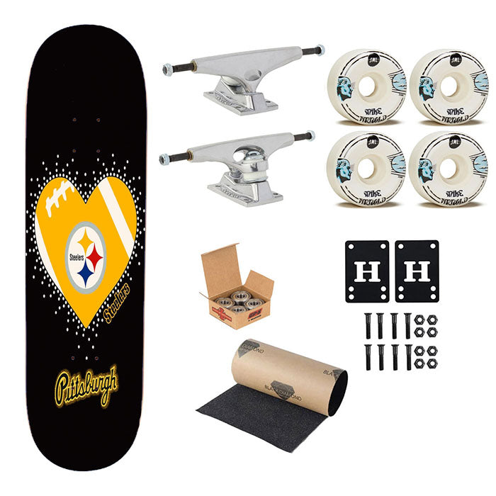 Pittsburgh Steelers Hearth Skateboard Complete Board 8.0" X 31.75"