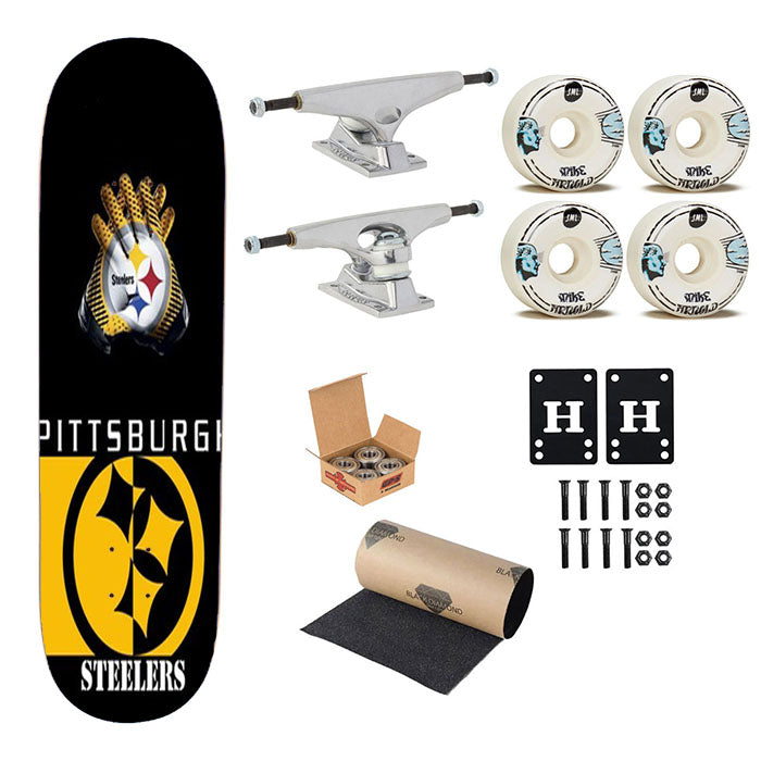 Pittsburgh Steelers New Skateboard Complete Board 8.0" X 31.75"