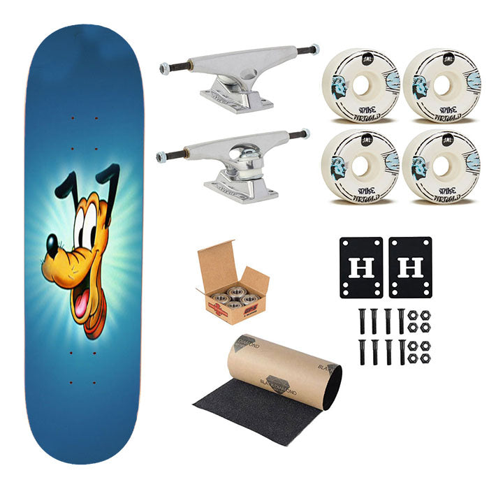Pluto Disney Skateboard Complete Board 8.0" X 31.75"