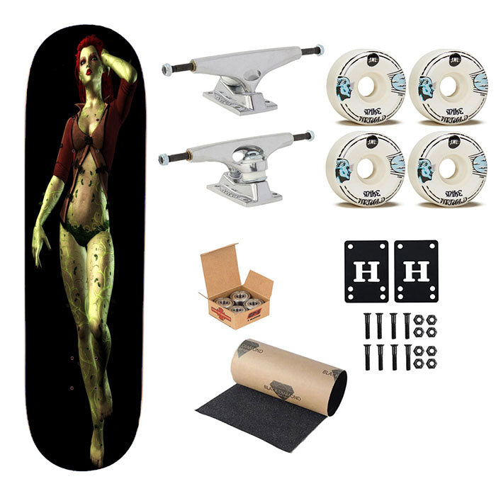 Poison Ivy Batman Villain Skateboard Complete Board 8.0" X 31.75"