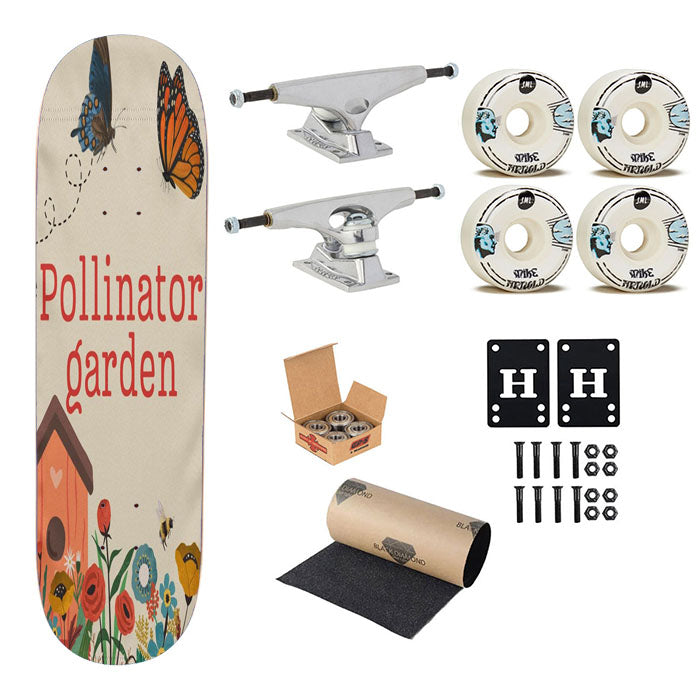 Pollinator Skateboard Complete Board 8.0" X 31.75"
