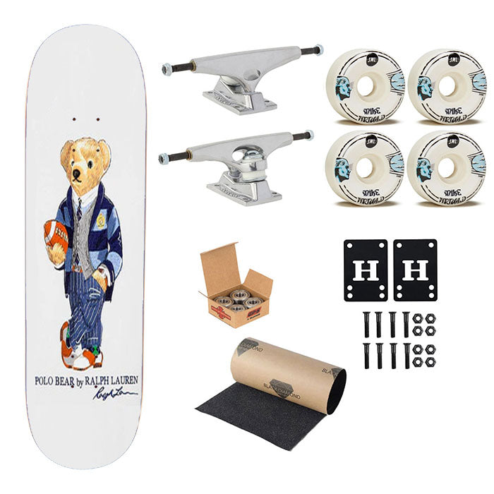 Polo Bear Ralph Lauren Skateboard Complete Board 8.0" X 31.75"