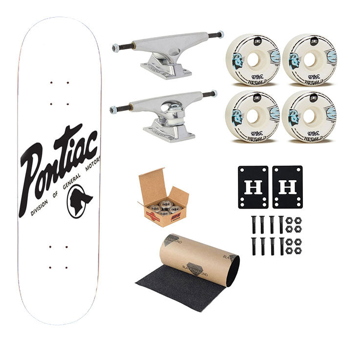 Pontiac Division Of General Motors Skateboard Complete Board 8.0" X 31.75"