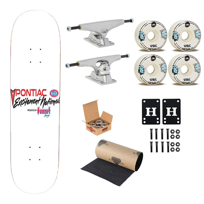 Pontiac Excitement Nationals Skateboard Complete Board 8.0" X 31.75"
