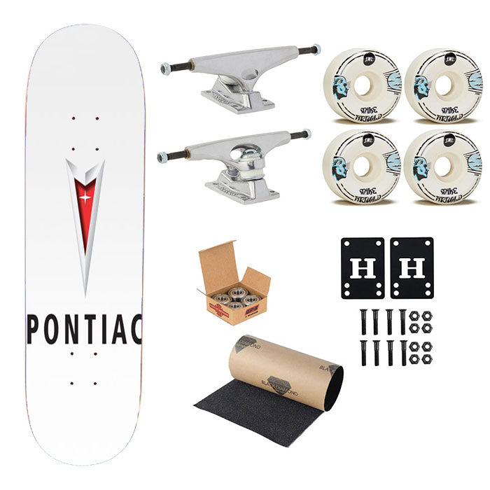Pontiac Icon Skateboard Complete Board 8.0" X 31.75"