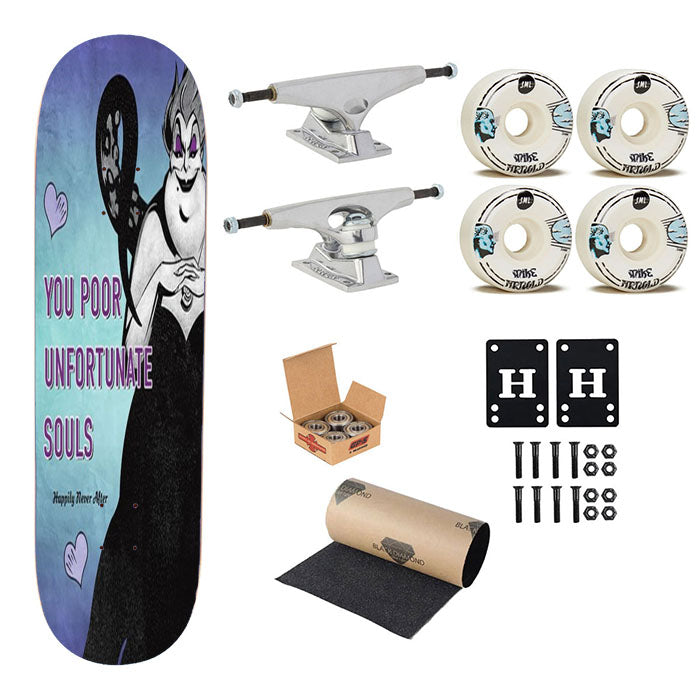 Poor Unfortunate Souls Ursula Skateboard Complete Board 8.0" X 31.75"