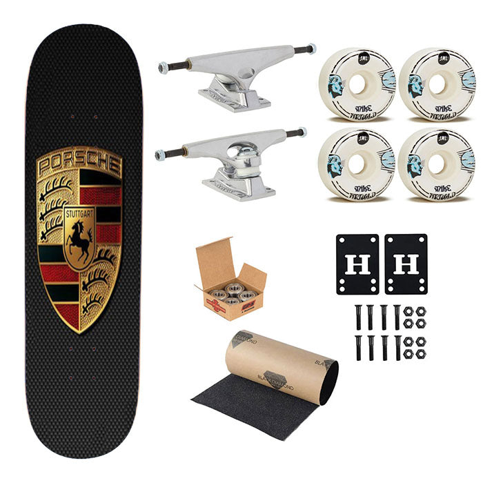 Porsche Skateboard Complete Board 8.0" X 31.75"