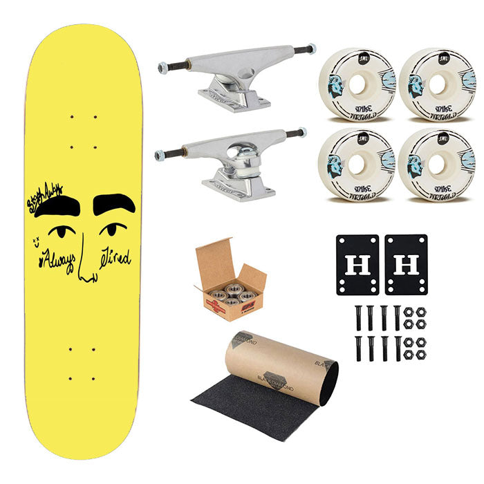 Postmalone Eye See You Pattern Skateboard Complete Board 8.0" X 31.75"