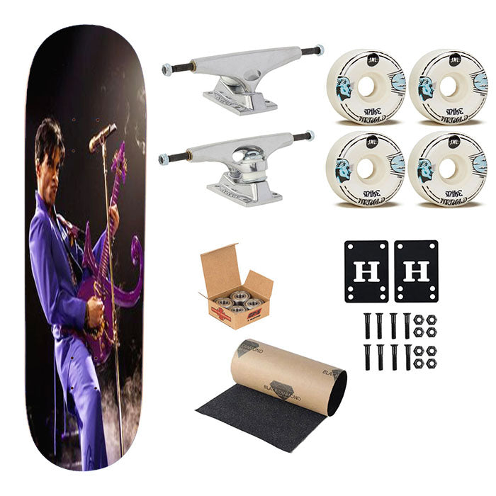Prince Purple Rain Skateboard Complete Board 8.0" X 31.75"