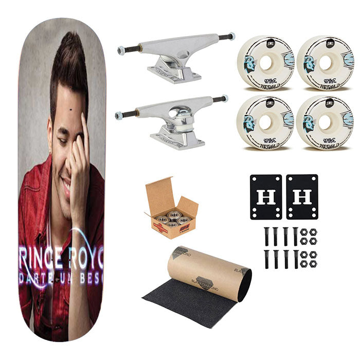 Prince Royce Darte Un Beso Skateboard Complete Board 8.0" X 31.75"