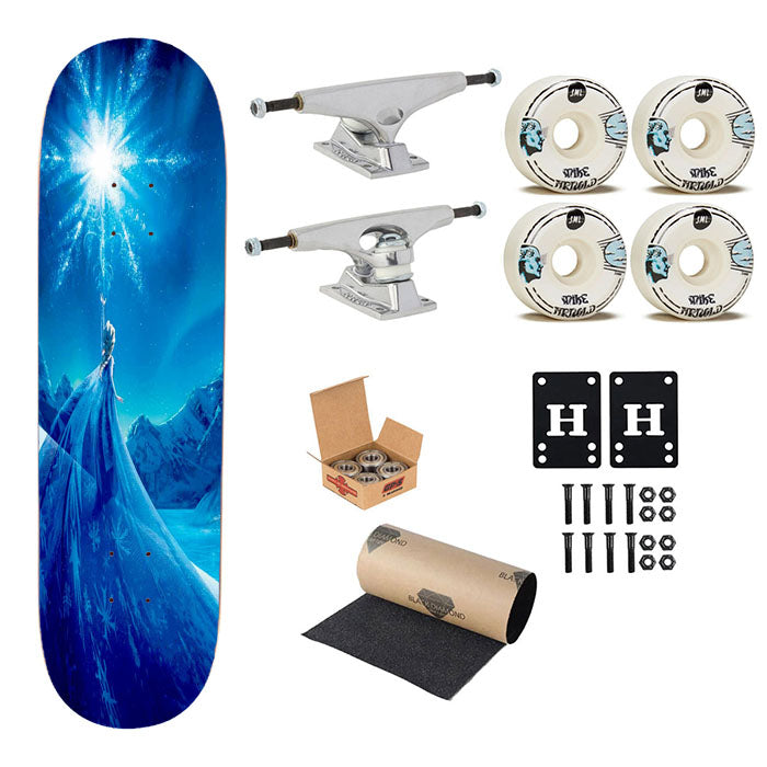 Princess Elsa Frozen Skateboard Complete Board 8.0" X 31.75"