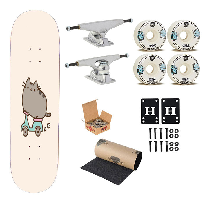 Pusheen Cat Skateboard Complete Board 8.0" X 31.75"