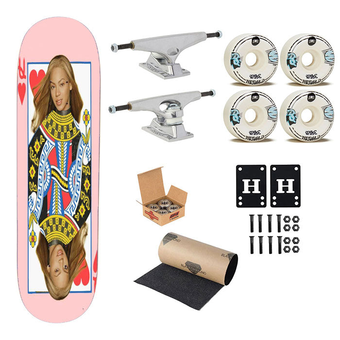 Queen B Skateboard Complete Board 8.0" X 31.75"