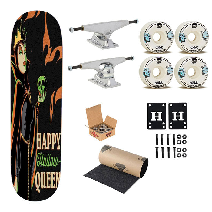 Queen Of Halloween Skateboard Complete Board 8.0" X 31.75"