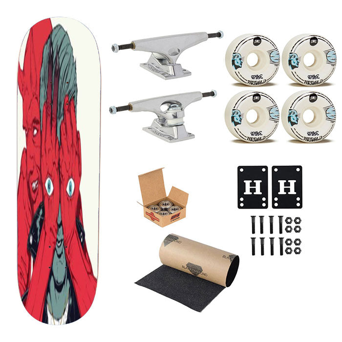 Queens Of The Stone Age Skateboard Complete Board 8.0" X 31.75"