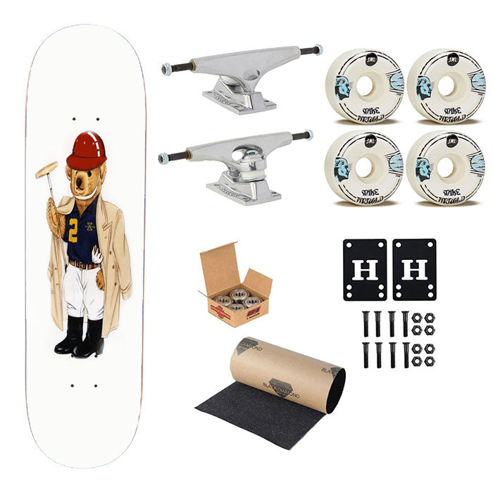 Ralph Laurens Polo Bear Golf Skateboard Complete Board 8.0" X 31.75"