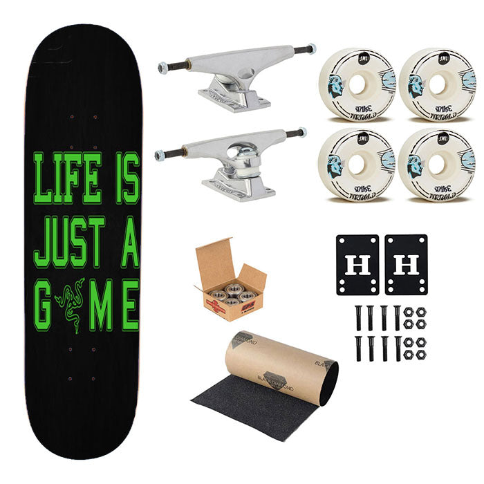 Razer Game Skateboard Complete Board 8.0" X 31.75"