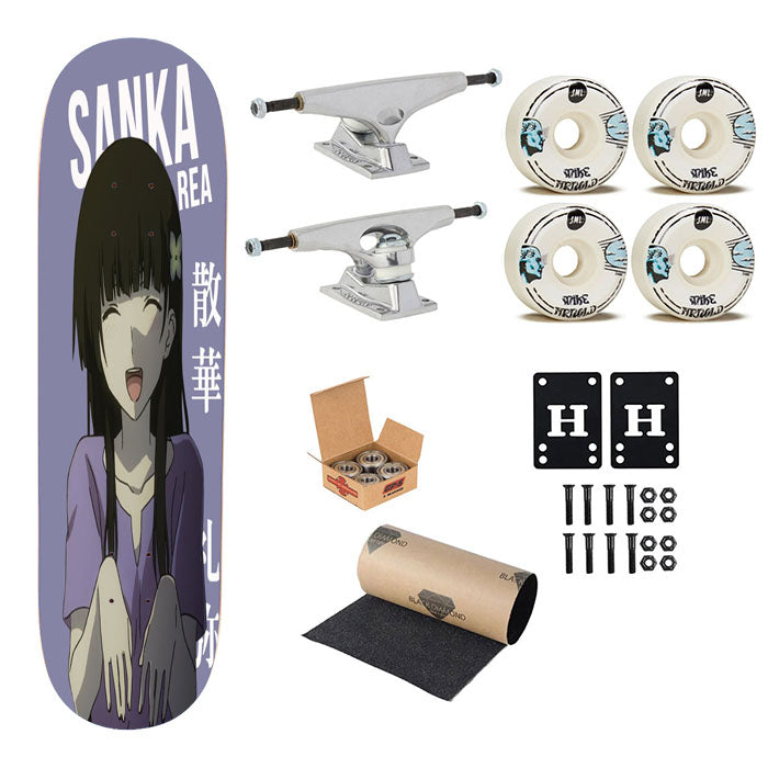 Rea Sanka Sankarea Anime Skateboard Complete Board 8.0" X 31.75"