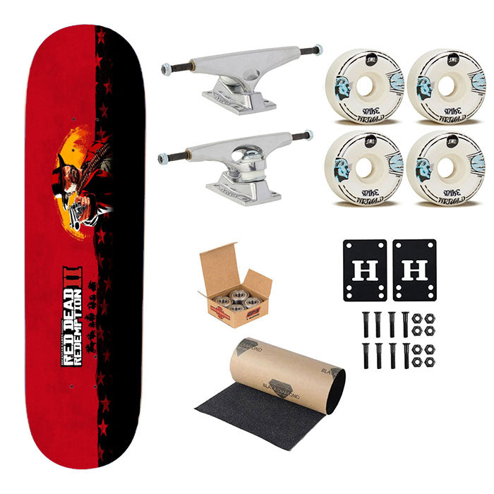 Red Dead Redemption Ii Games Skateboard Complete Board 8.0" X 31.75"