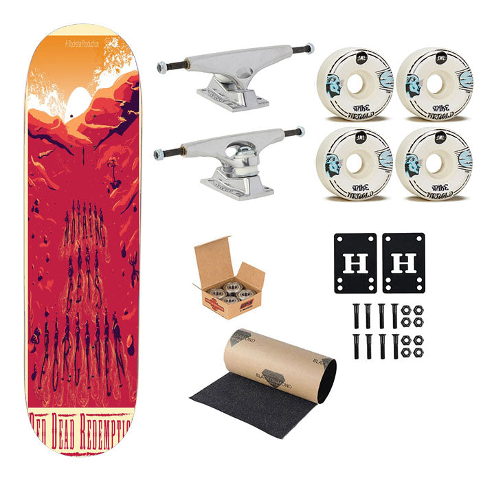 Red Dead Redemption Nothing Gets Forgiven Skateboard Complete Board 8.0" X 31.75"