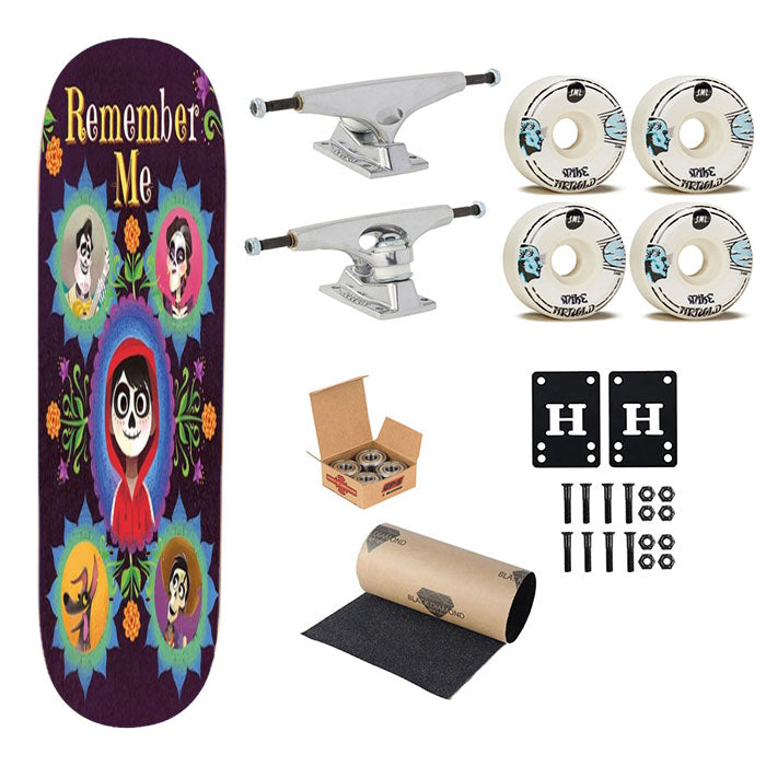 Remember Me Family Skateboard Complete Board 8.0" X 31.75"