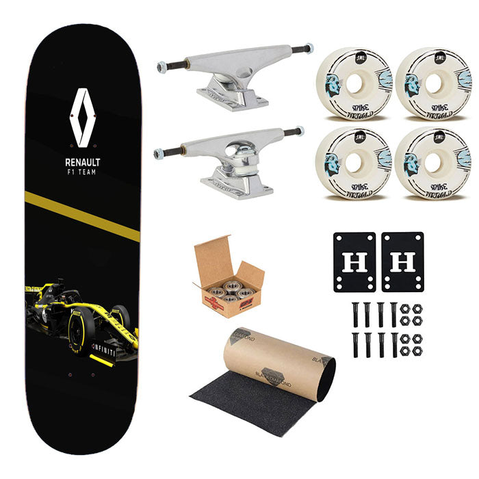 Renault Formula One Skateboard Complete Board 8.0" X 31.75"