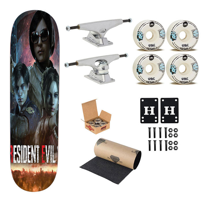 Resident Evil 2 Cure World Skateboard Complete Board 8.0" X 31.75"