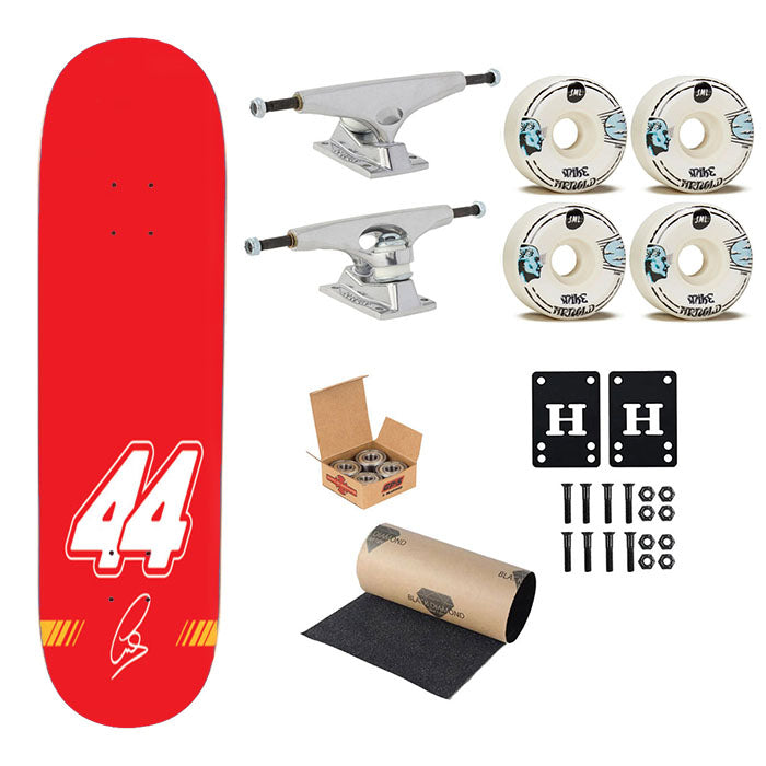 Retro 44 Hamilton Skateboard Complete Board 8.0" X 31.75"