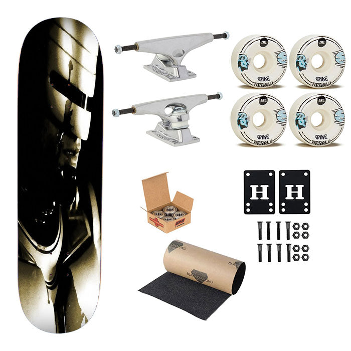 Robocop Skateboard Complete Board 8.0" X 31.75"