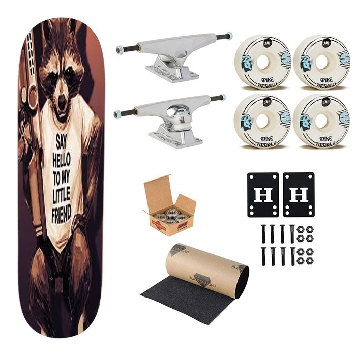 Rocket Racoon Skateboard Complete Board 8.0" X 31.75"