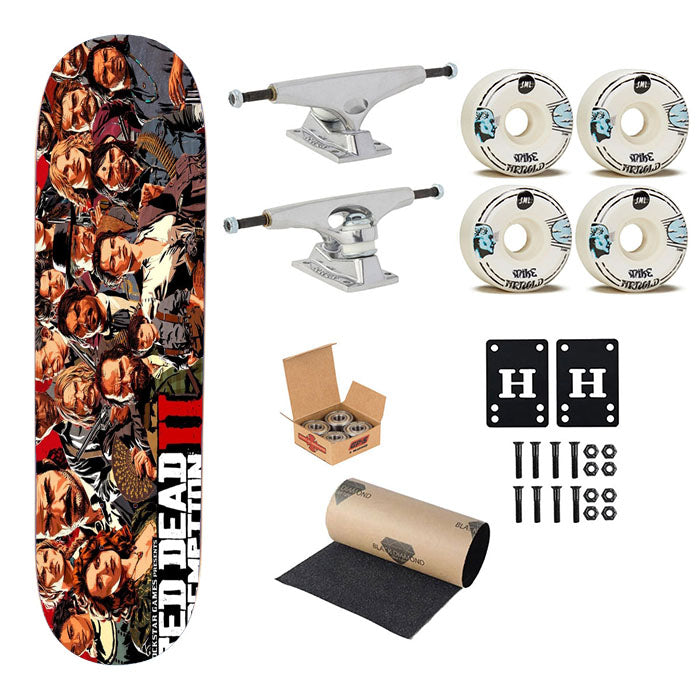 Rockstar Games Presents Red Dead Redemption Skateboard Complete Board 8.0" X 31.75"