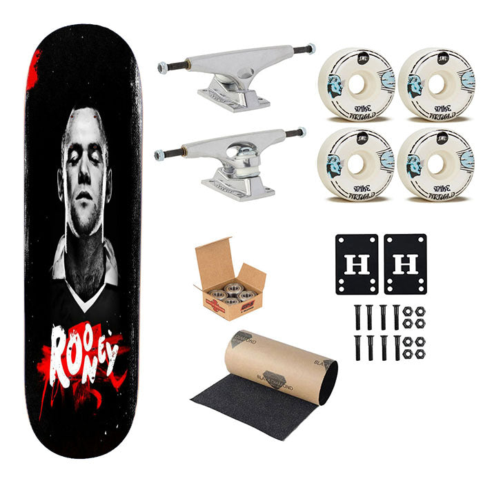 Rooney 10 Skateboard Complete Board 8.0" X 31.75"