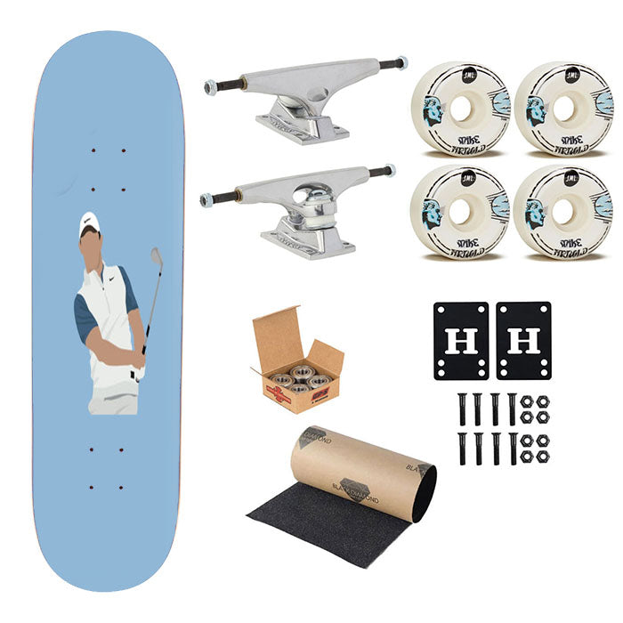 Rory Mcllroy Golf Skateboard Complete Board 8.0" X 31.75"