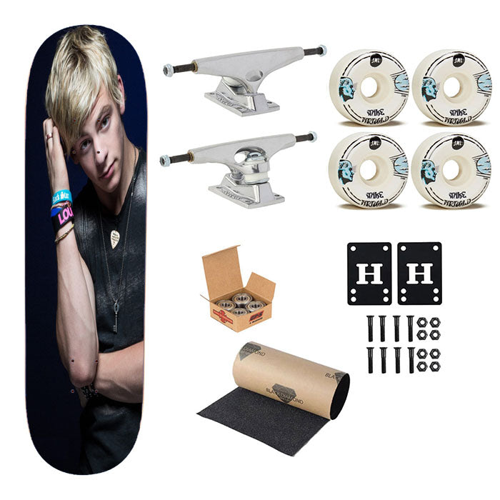 Ross Lynch Skateboard Complete Board 8.0" X 31.75"