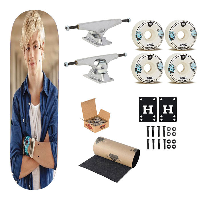 Ross Lynch R5 Band Skateboard Complete Board 8.0" X 31.75"