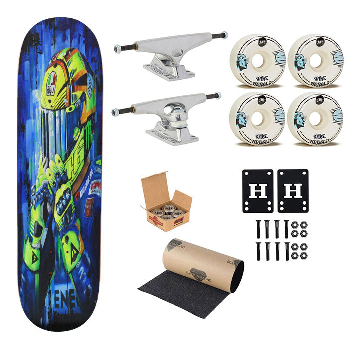 Rossi Painting Skateboard Complete Board 8.0" X 31.75"