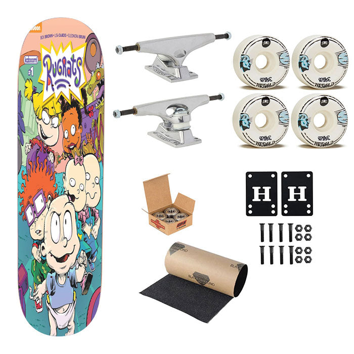 Rugrats Cartoon Nickelodeon Skateboard Complete Board 8.0" X 31.75"